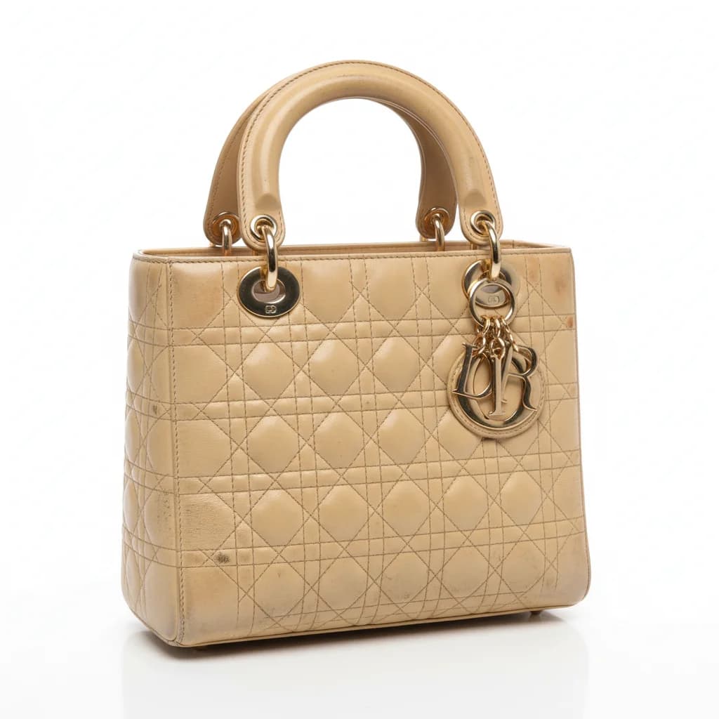 Dior Lady Dior — Komplettreinigung — Vorher