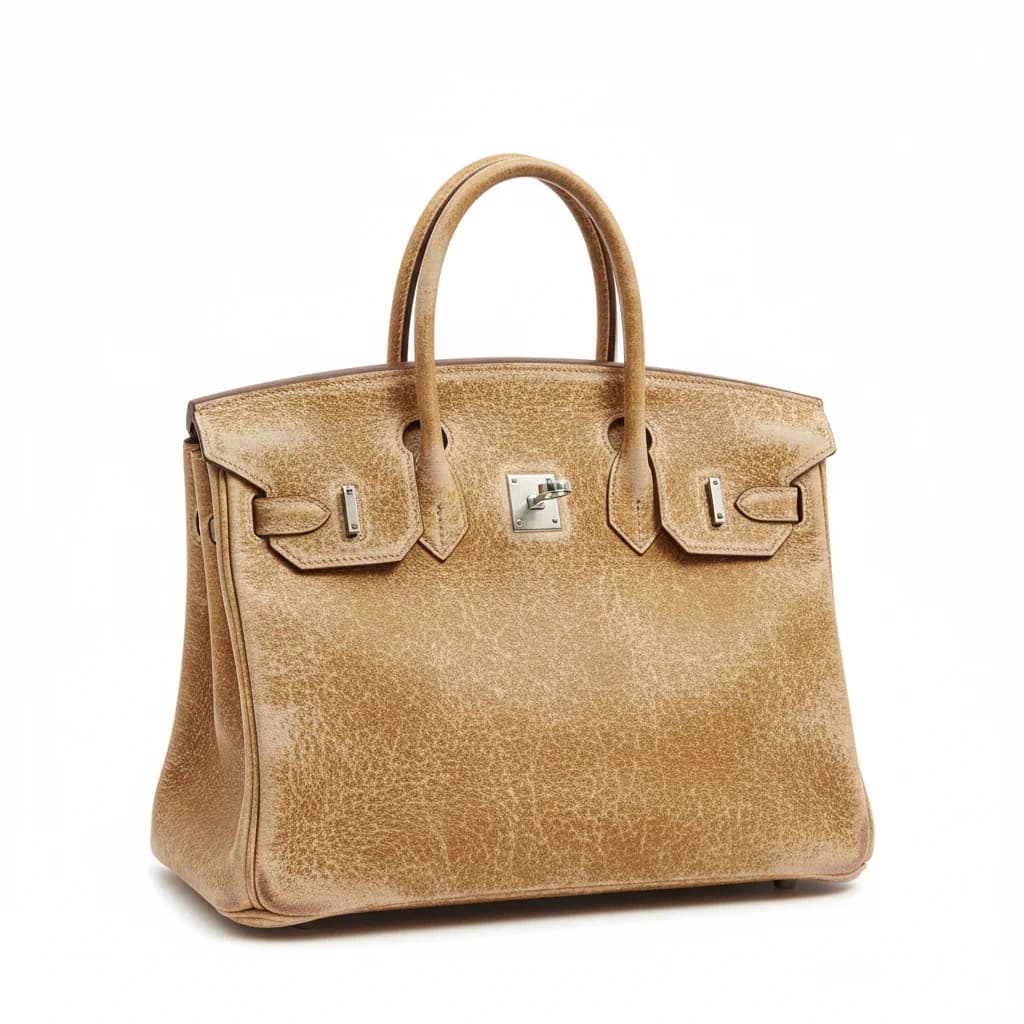 Hermès Birkin — Farbauffrischung — Vorher